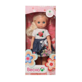 Кукла Весна "Эля цветочная поляна" высота 30 см