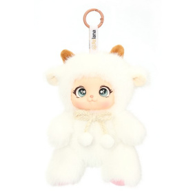 Сказочный персонаж белая овечка Лия, 15 см