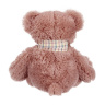 Мишка розовый с бантиком, 22 см