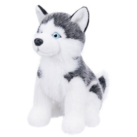 Игрушка мягконабивная ТМ "Relana" Собака Хаски, 21 см, в/п 21*12*15 см