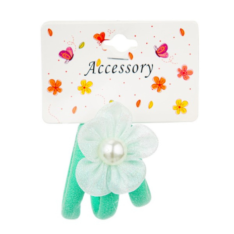 Резиночки для волос "Цветочек", 3 шт. на подвесе, (12 подвесов в наборе)