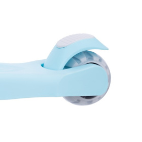 Самокат трехколесный Slider, светящиеся колёса и платформа, руль складной Самокат трехколесный Slider, светящиеся колёса и платформа, руль складной