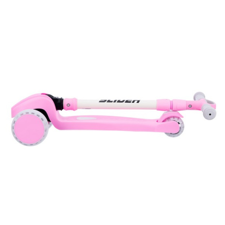 Самокат трехколесный Slider, светящиеся колёса и платформа, руль складной Самокат трехколесный Slider, светящиеся колёса и платформа, руль складной