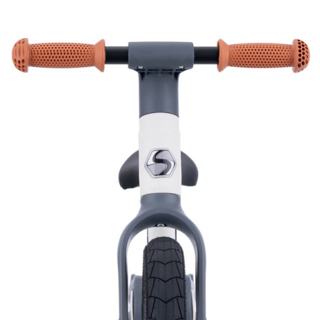 Беговел Slider, надувные колеса 12 дюймов, цвет: серый