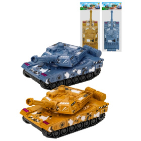 Танк инерционный (15х5х4,5 см, пластик, цвет микс, в пакете)