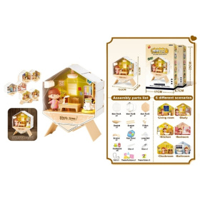 Набор «Уютный дом» куколка, питомец, мебель, аксессуары, свет, размер: 10,5*10,5*13,3 см Набор «Уютный дом» куколка, питомец, мебель, аксессуары, свет, размер: 10,5*10,5*13,3 см