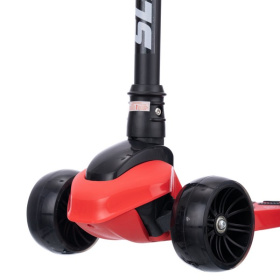 Самокат трехколесный Slider, колеса светящиеся, руль складной