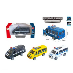 Машинка "Городская спецтехника" инерционная, в ассортименте