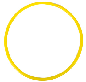 Обруч d60 см, цвет: желтый