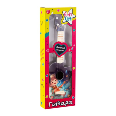 Гитара 49 см "Girl`s Club", 4 струны