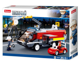 Конструктор "Пожарная машина" 381 деталь Конструктор "Пожарная машина" 381 деталь