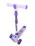 Самокат трехколесный Slider, колеса светящиеся, руль складной