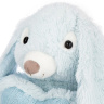 Заяц нежно-голубой с сердцем, 25 см