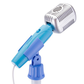 Микрофон "Girl's Club", размер 25*95 см, световые и звуковые эффекты, подключается к телефону