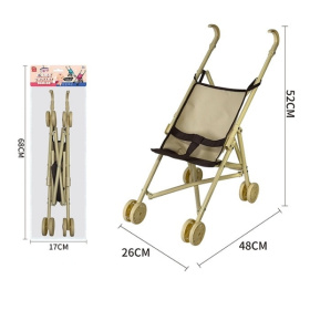Коляска для кукол, металлическая, размер в собранном виде: 52*48*26 см Коляска для кукол, металлическая, размер в собранном виде: 52*48*26 см