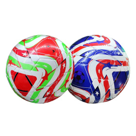 Мяч футбольный, PU, 2 слоя, размер 5, в ассортименте