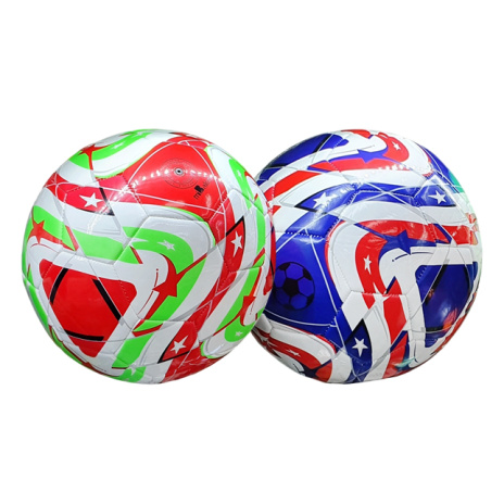 Мяч футбольный, PU, 2 слоя, размер 5, в ассортименте
