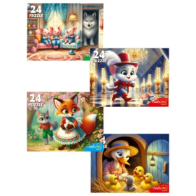 Пазлы 24 элемента. ИНТЕРЕСНЫЕ СКАЗКИ кратно 32