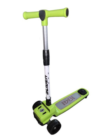 Самокат трехколесный Slider, колеса светящиеся, руль складной