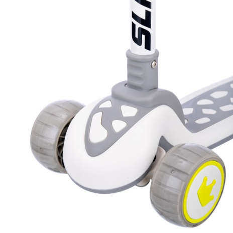 Самокат трехколесный Slider, колеса светящиеся, руль складной