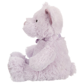 Мишка лавандовый с бантиком, 24 см