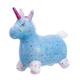 Животное-прыгун единорожка в тканевой накидке, звуковые эффекты, 4 цвета