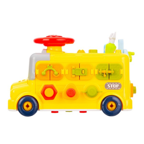 Набор развивающий Elefantino "Юный механик", в комплекте: гаечный ключ, отвертка, съемный двигатель