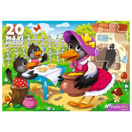 Макси-пазлы 20 элементов "Сорока-сорока" Макси-пазлы 20 элементов "Сорока-сорока"