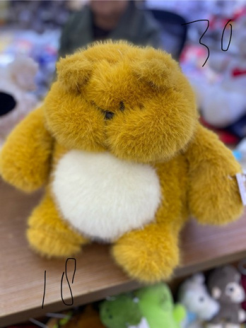 Кот толстяк рыжий, 30 см