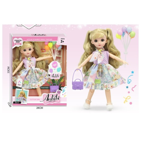 Кукла 30 см с аксессуарами, ручки и ножки шарнирные