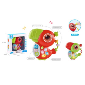 Пианино детское "Тукан", световые и звуковые эффекты, функциональные кнопки, 2 цвета в ассортименте