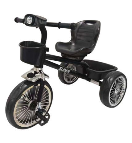 Велосипед трехколесный Slider, колеса EVA 10 и 8", фара, свет, звук, корзинка