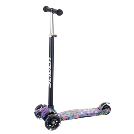 Самокат четырехколесный Slider, колеса светящиеся (диаметр 118/76 мм)