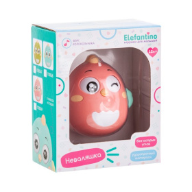 Неваляшка Elefantino "Птичка", звук колокольчика