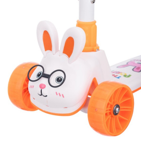 Самокат трехколесный Slider, колеса светящиеся, руль складной