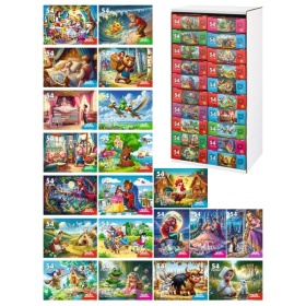 Микс Пазлы 54 элемента Серии "Оживи мультфильм" СКАЗКИ №5 (20 шт в шоубоксе)