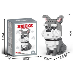 Конструктор "Шнауцер" 170 деталей, размер: 4*5,5*7 см