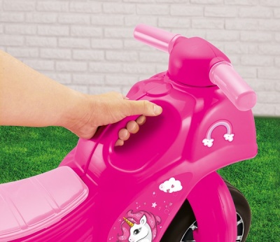 Игрушка Мотоцикл-каталка DOLU Unicorn My 1st Moto, розовая