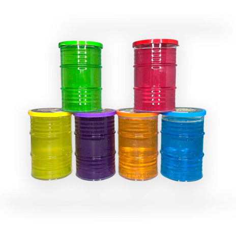 Слайм "Бочка" 240г, (12 шт в наборе) Слайм "Бочка" 240г, (12 шт в наборе)