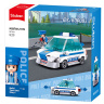 Конструктор "Полицейский транспорт", 97 деталей, 1 фигурка