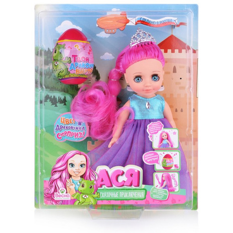 Кукла Весна "Ася Сказочные приключения" высота 26 см