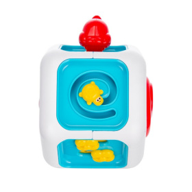 Центр игровой развивающий Elefantino 6в1, подвижные детали, часы-трещотка