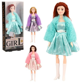 Кукла, 3 вида в ассортименте, ручки и ножки шарнирные