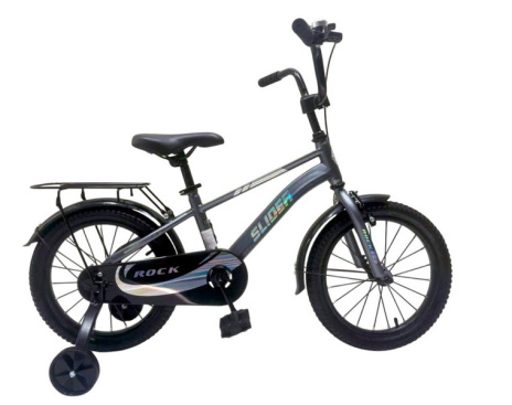 Велосипед двухколесный Slider Rock 16" с дополнительными колесами Велосипед двухколесный Slider Rock 16" с дополнительными колесами