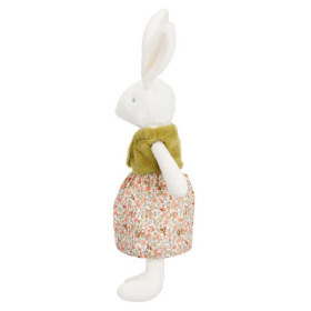 Зайка в зеленой жилетке и юбке, 26 см Зайка в зеленой жилетке и юбке, 26 см