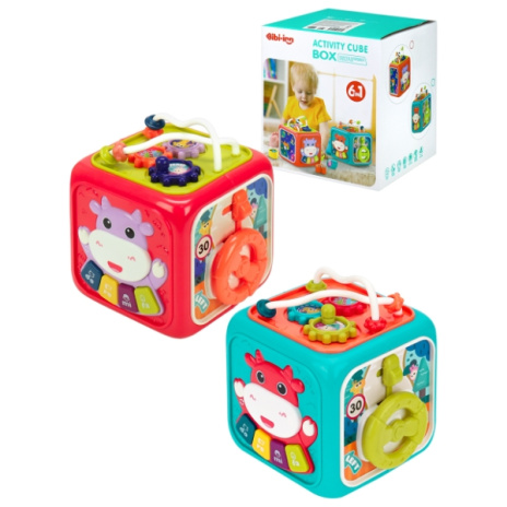 Куб логический (6 в 1), цвет микс, бат. 3*AA не в к-те, в/к  13*12,5*15,5 см