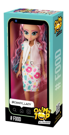 Кукла и аксессуары DIY Oh!My Top Food малый набор