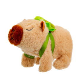 Игрушка мягкая "Капибара" Girl's club, ходит, звуковые эффекты