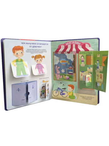 Энциклопедия с окошками Как я расту