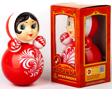 Неваляшка 3D, 25 см Неваляшка 3D, 25 см